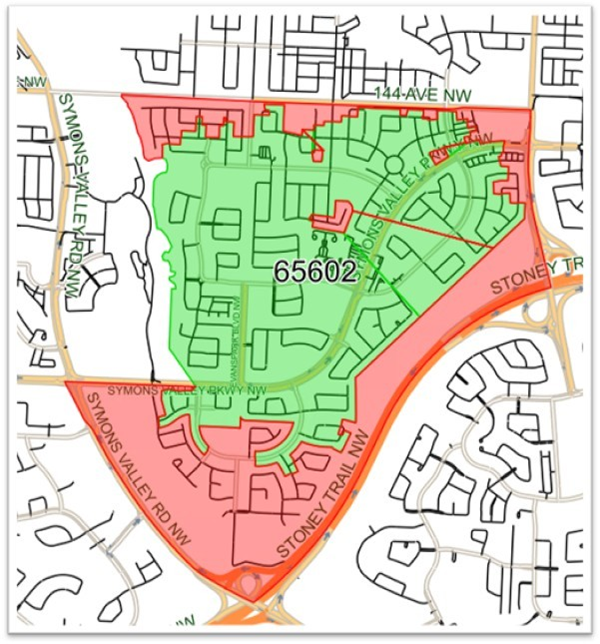 Evanston Heights School Map G 4 6