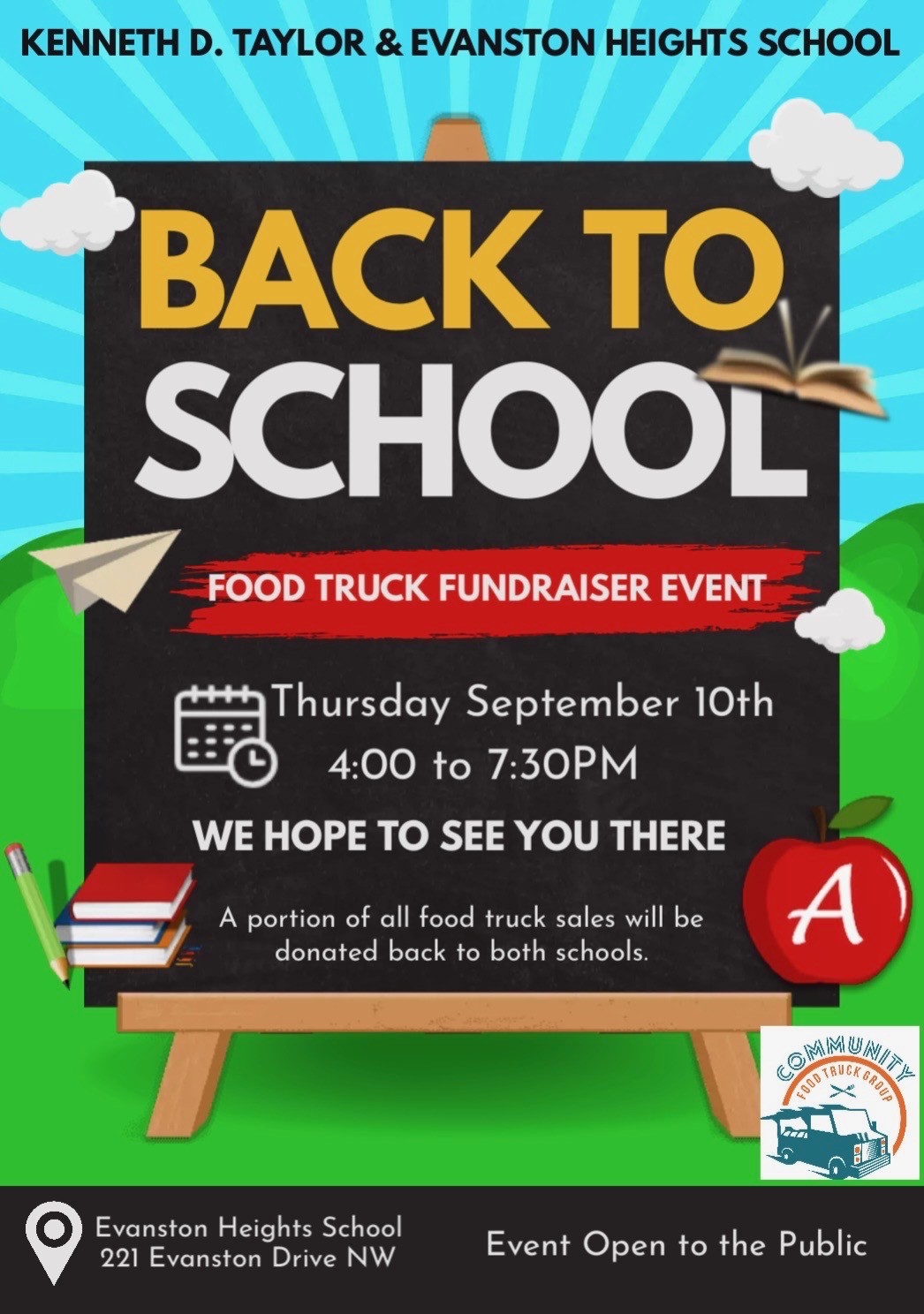 Back to School Food Truck Invite